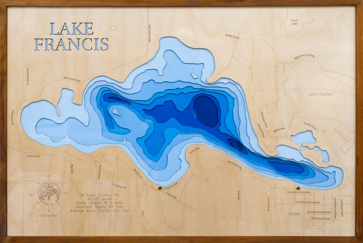 Lake Francis in Le Sueur County, Minnesota