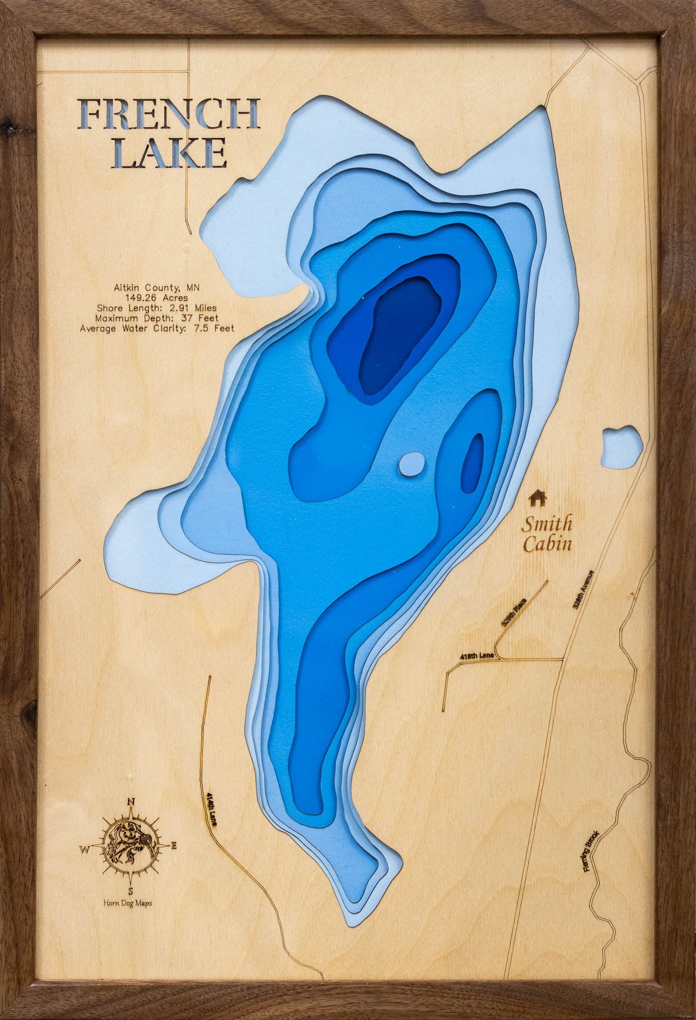 French Lake in Aitkin County, Minnesota
