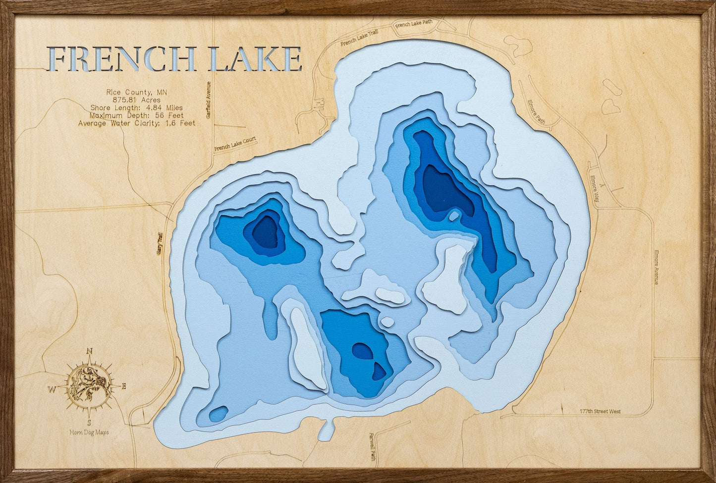French Lake in Rice County, Minnesota