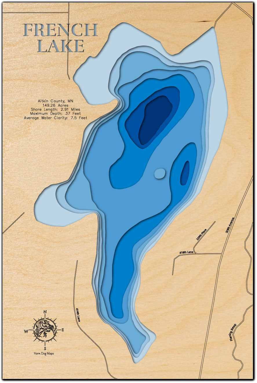 French Lake in Aitkin County, Minnesota