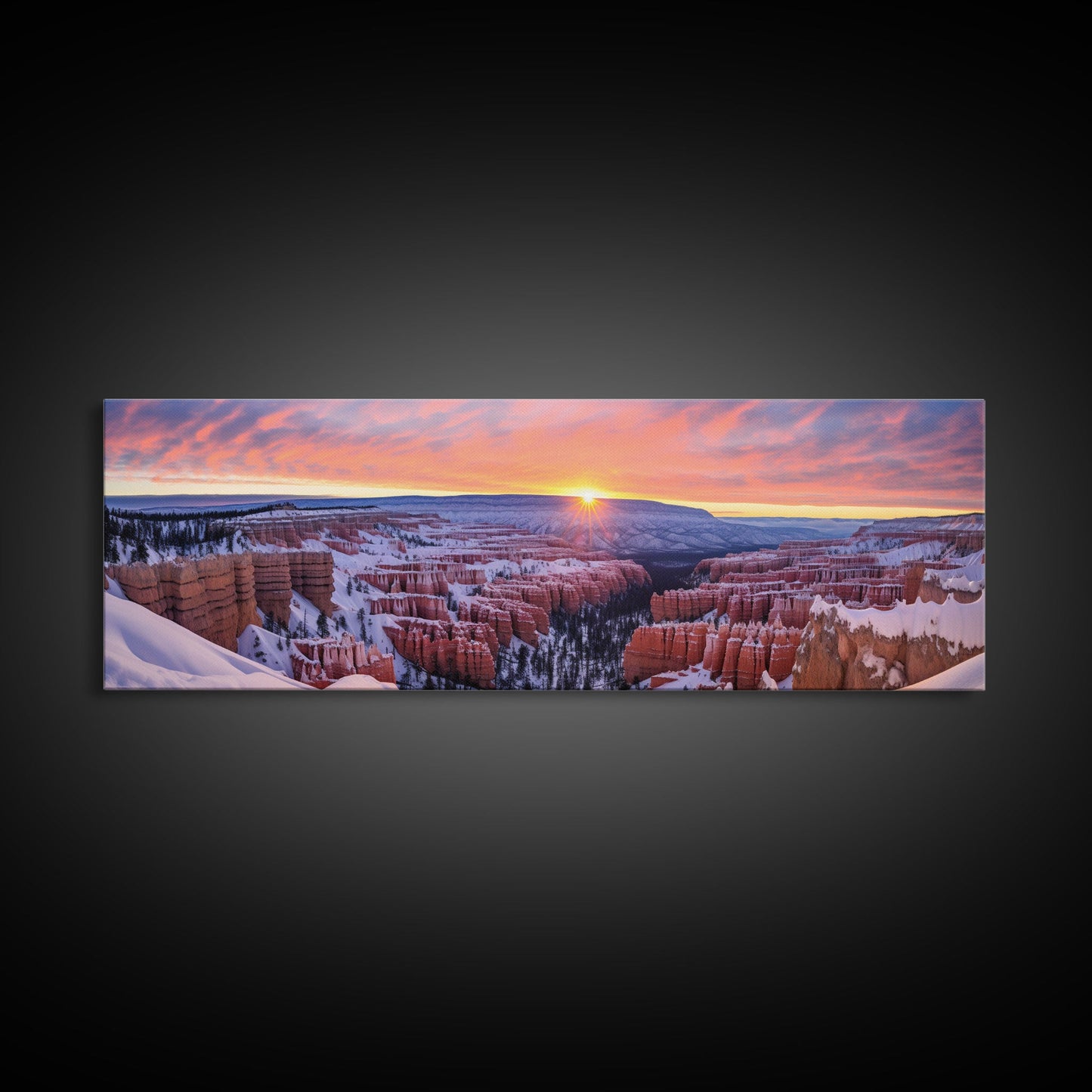 Panoramic of Bryce Canyon National Park, Extra Large Wall Art, Panoramic Wall Art, Panoramic Print, Landscape Photography, Landscape Print