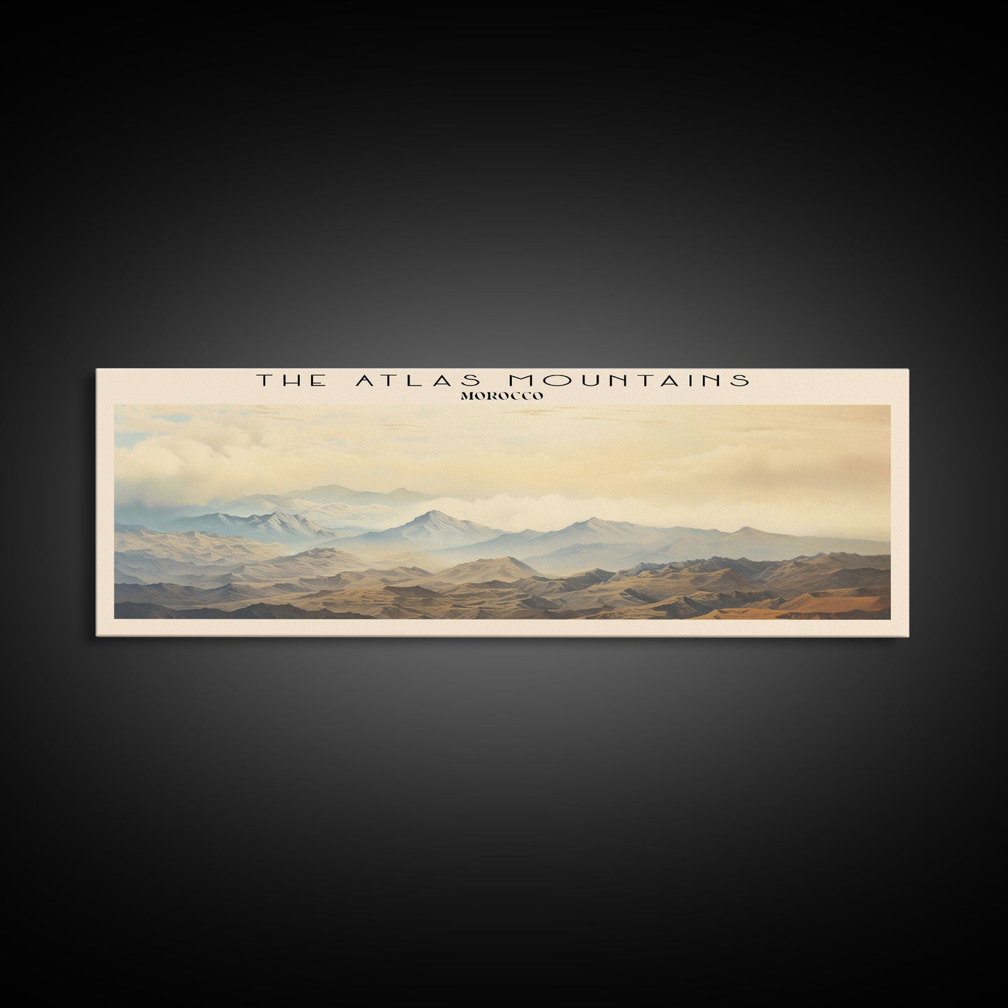 The Atlas Mountains Wall Art Travel Poster Print, Gift For Travel Lover, Vacation Gift, COUNTRY Wall Art, Home Decor, Original Art
