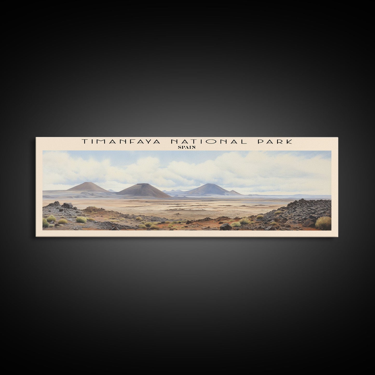 Timanfaya National Park Wall Art Travel Poster Print, Gift For Travel Lover, Vacation Gift, COUNTRY Wall Art, Home Decor, Original Art