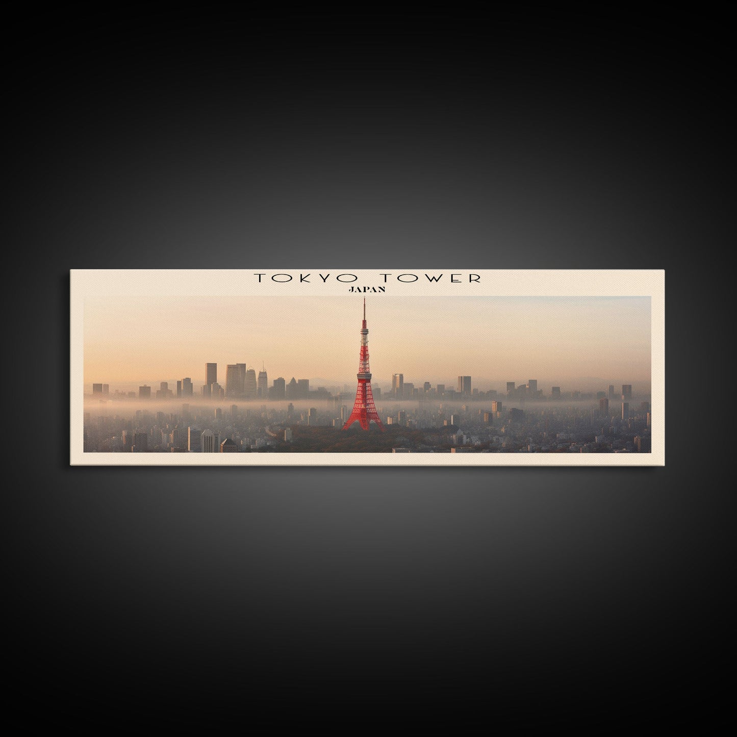 Tokyo Tower Travel Print Wall Art, Travel Poster Print, Retro Style COUNTRY Home Decor, Wall Hanging, Travel Gift Idea, Unique Metal Art