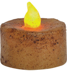 Burnt Ivory LED Tealight (Pack of 4)