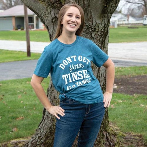 Tinsel in a Tangle T-Shirt Small