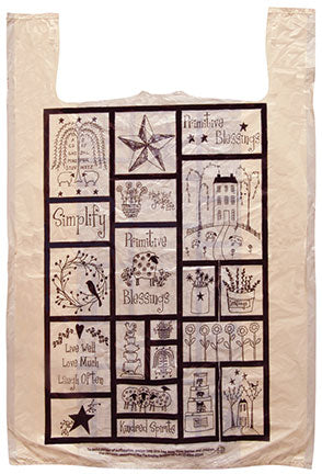 500/Pkg Primitive Blessings Plastic Bags 30x20x10"