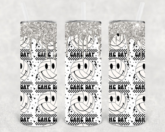 Game Day Volleyball 20 oz Skinny Tumbler