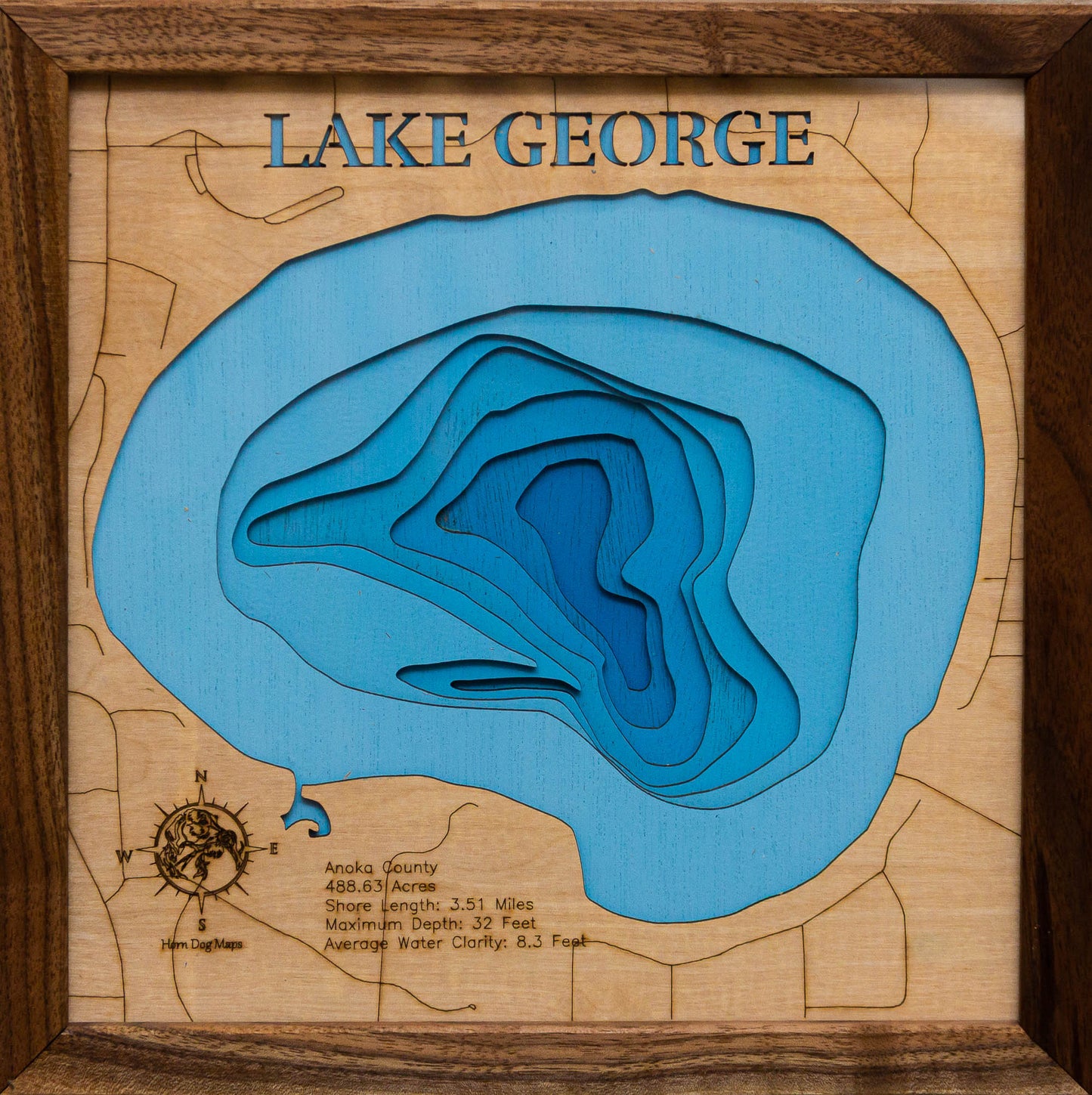 Lake George in Anoka County, Minnesota