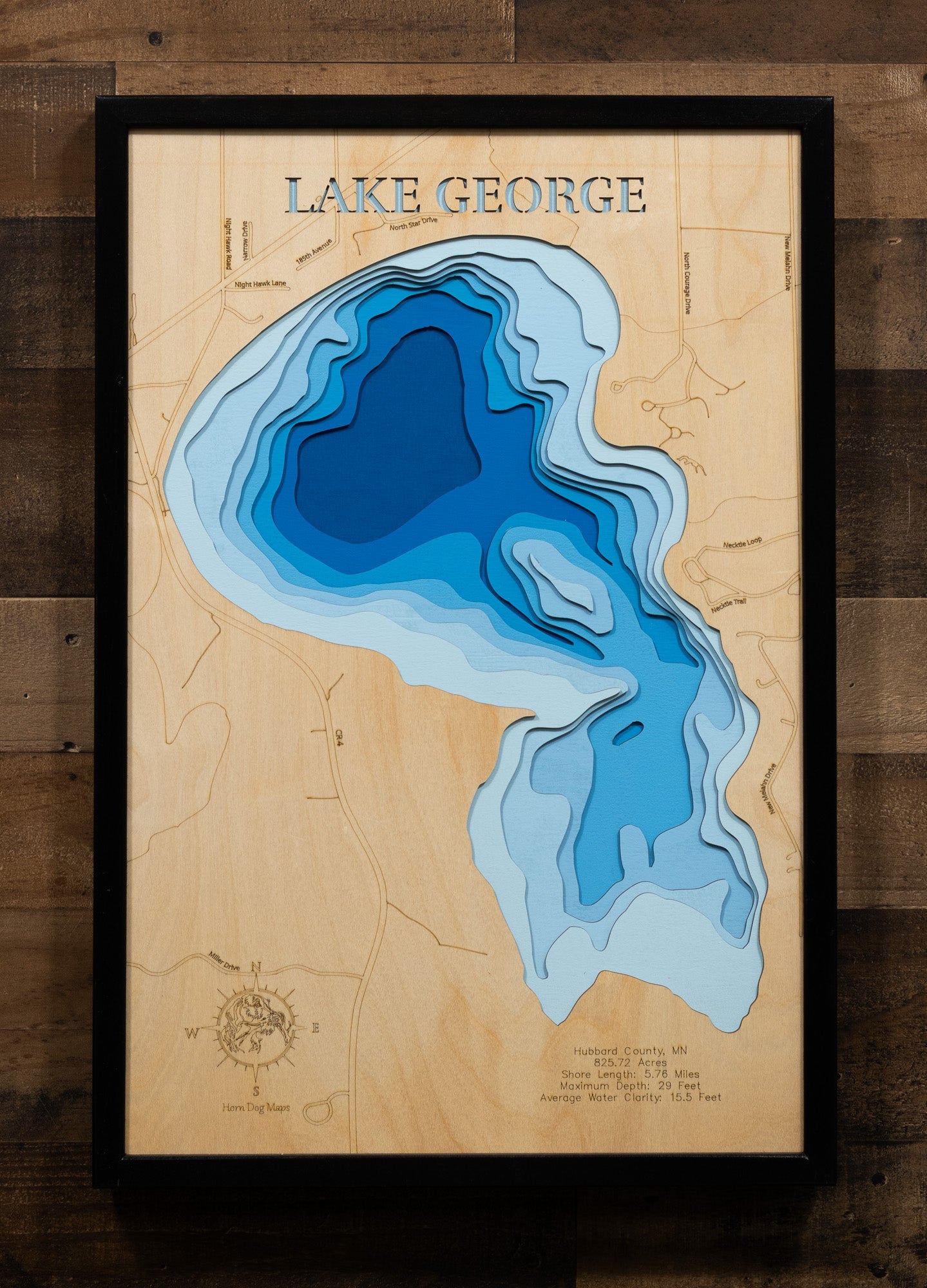 Lake George in Hubbard County, Minnesota