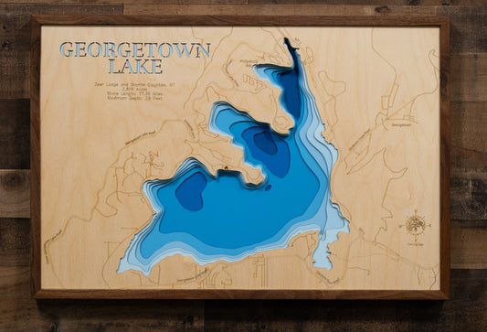 Georgetown Lake in Deer Lodge County and Granite County, Montana