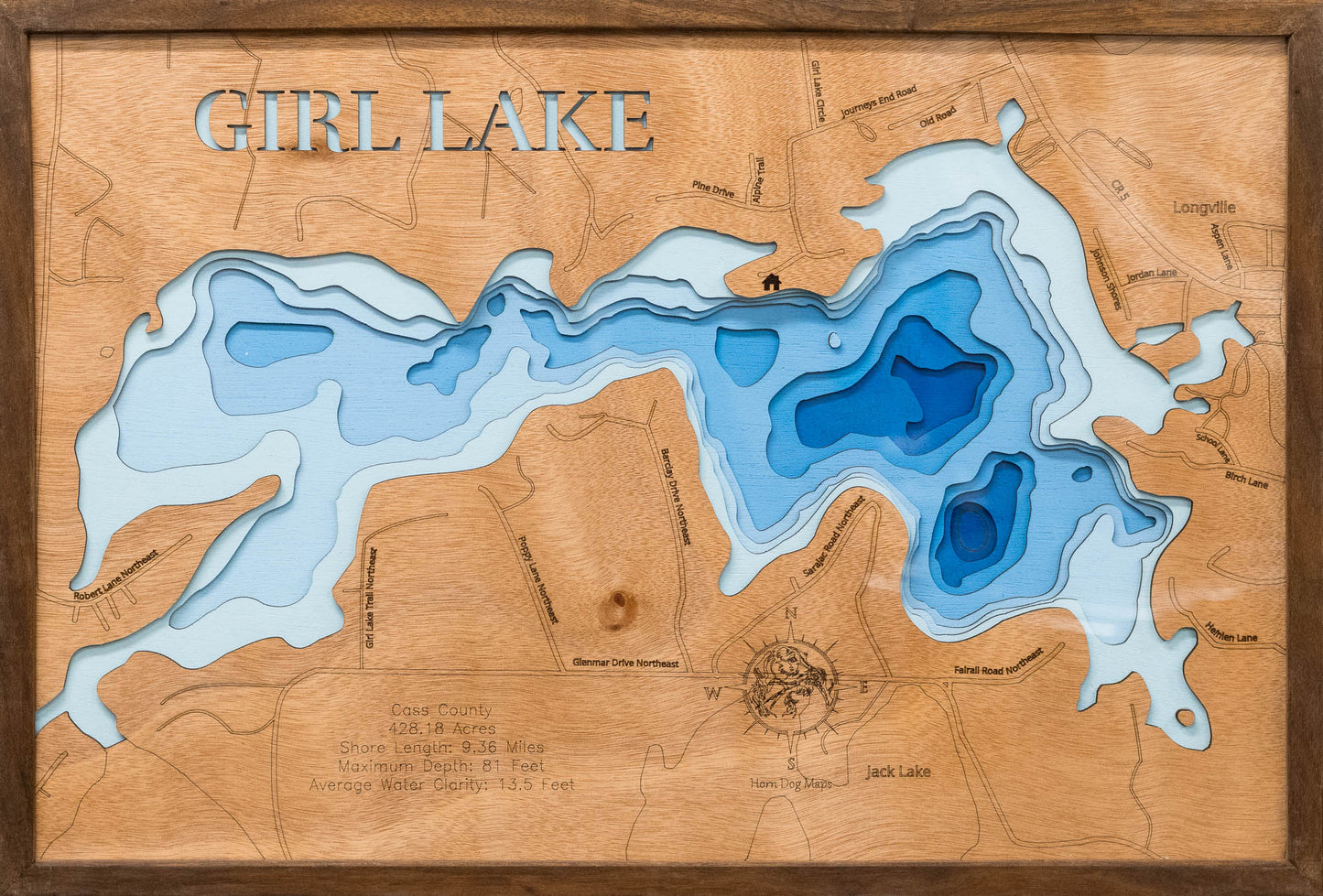 Girl Lake in Cass County, Minnesota