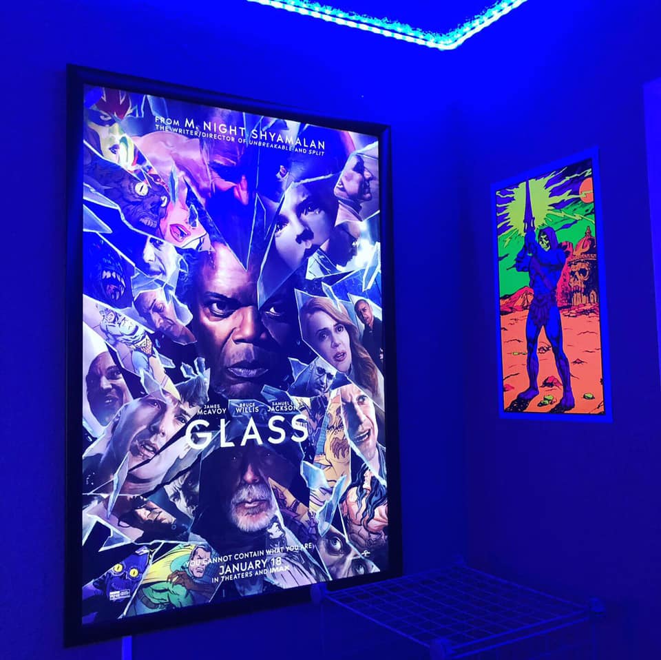 3-PACK Glowbox "World Famous" LED Poster Frames