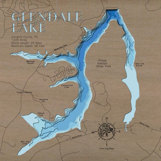 Glendale Lake in Cambria County, Pennsylvania