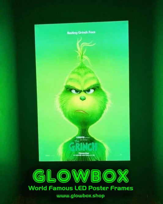 1 Qty Glowbox "World Famous" LED Poster Frame - Select Poster Size: