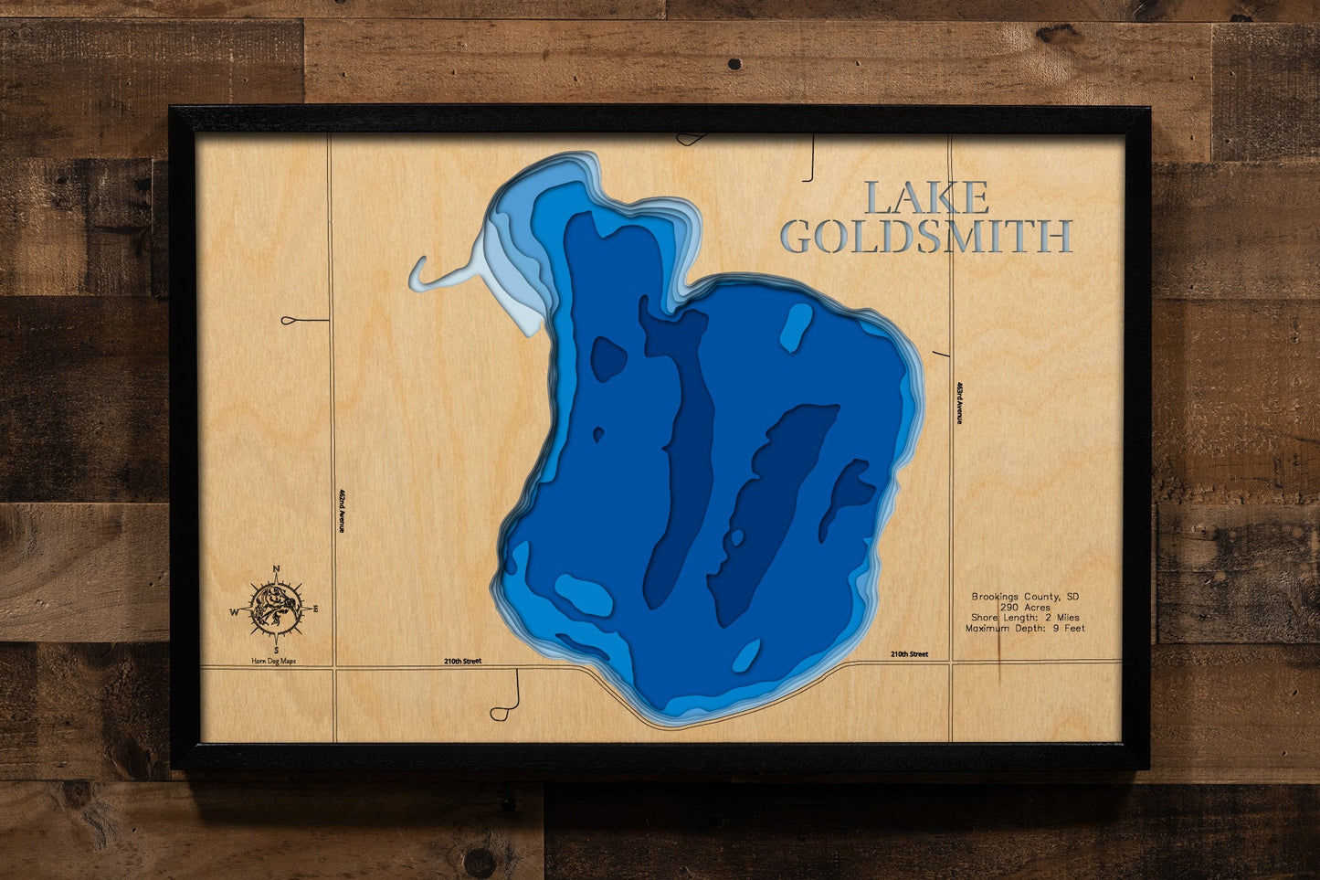 Lake Goldsmith in Brookings County, South Dakota