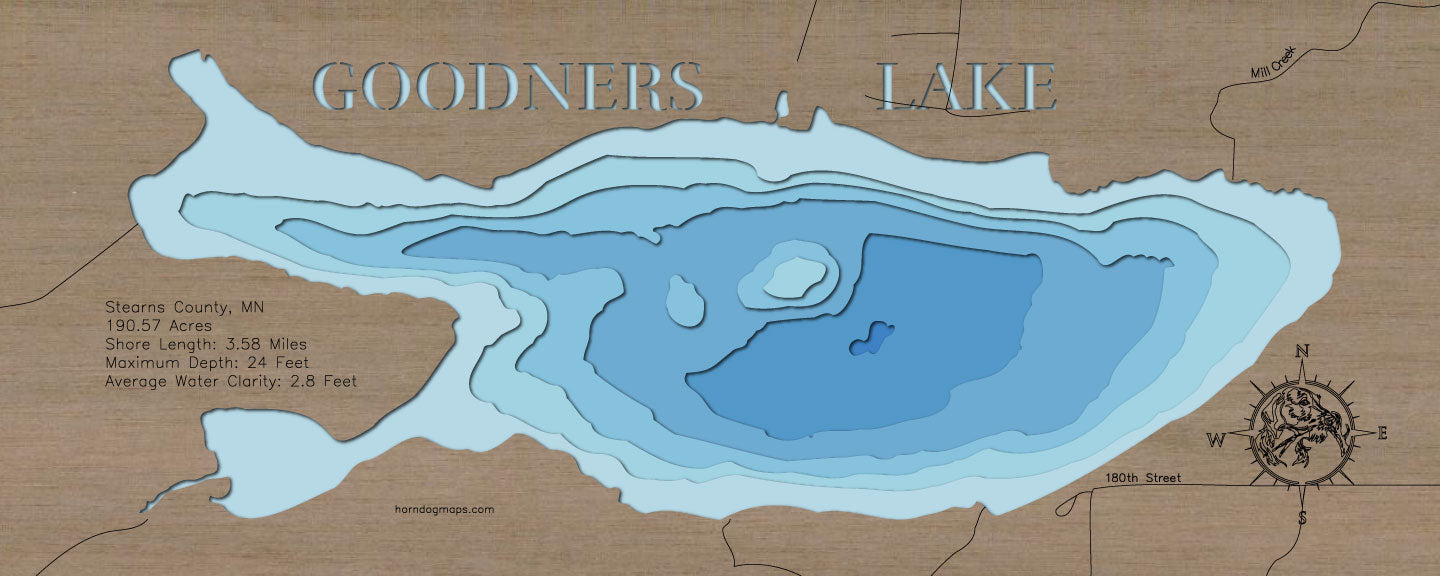Goodners Lake in Stearns County, Minnesota