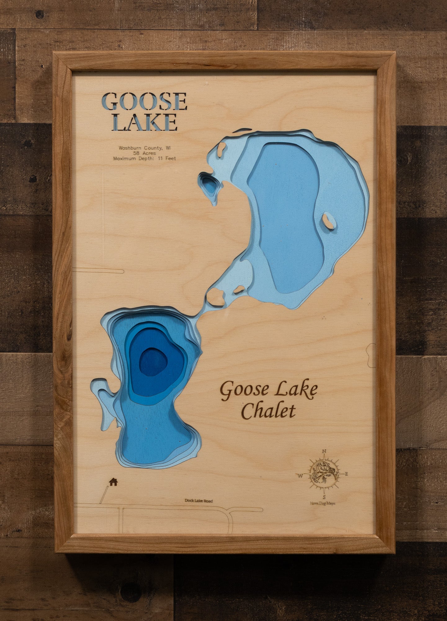 Goose Lake in Washburn County, Wisconsin