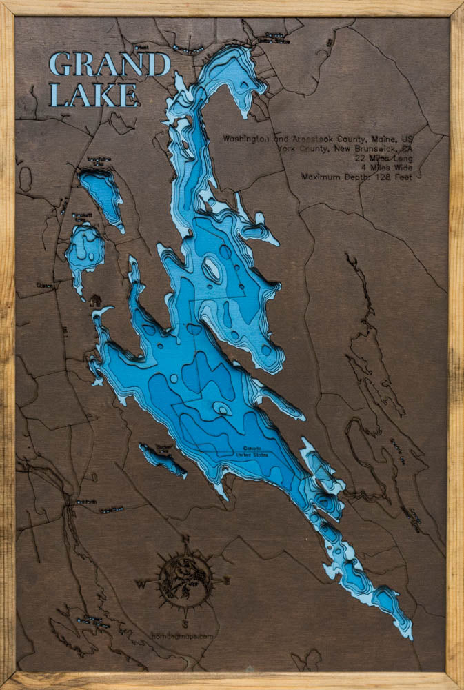 Grand Lake in Maine and New Brunswick