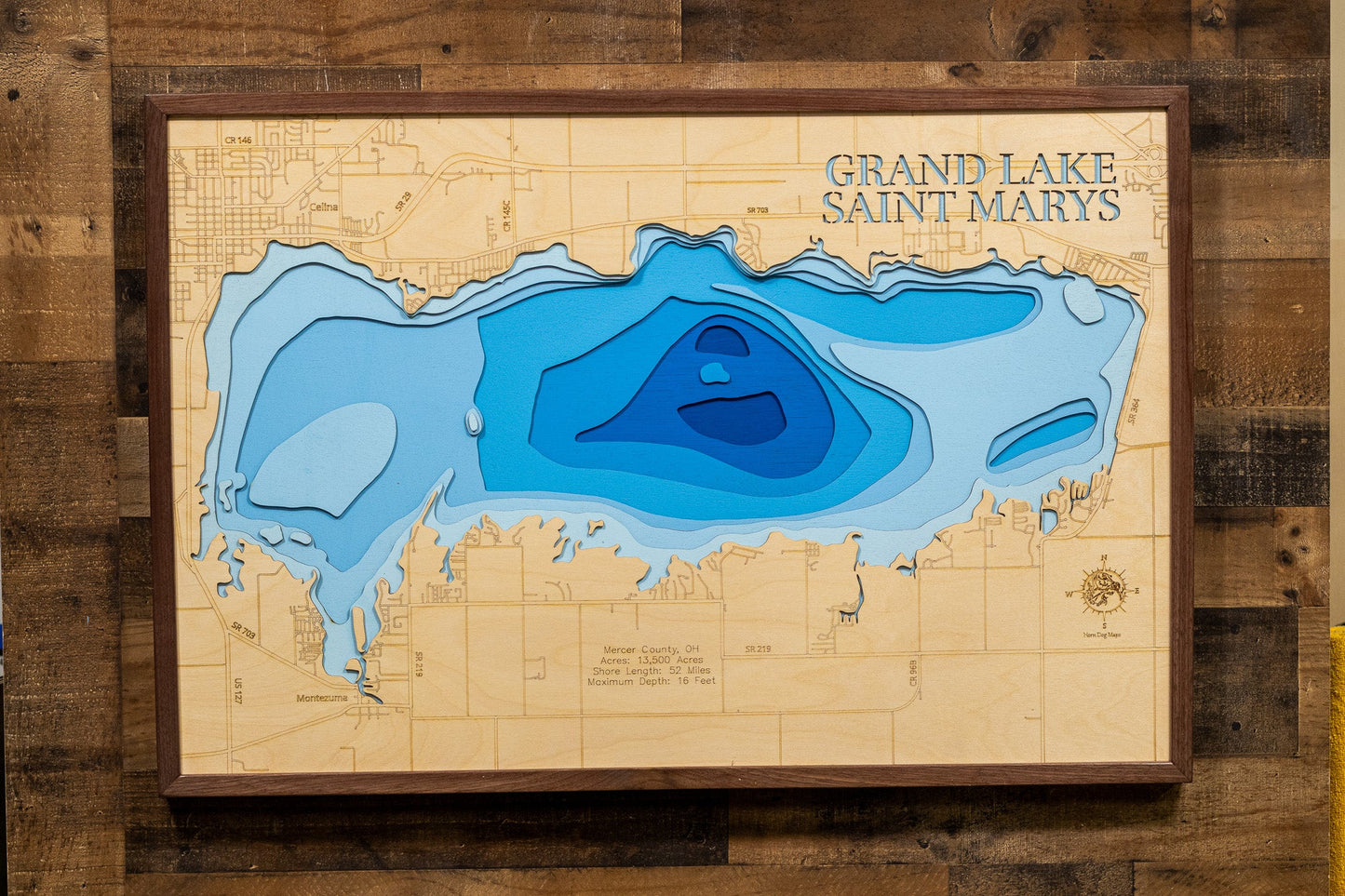 Grand Lake St. Marys in Mercer County, Ohio