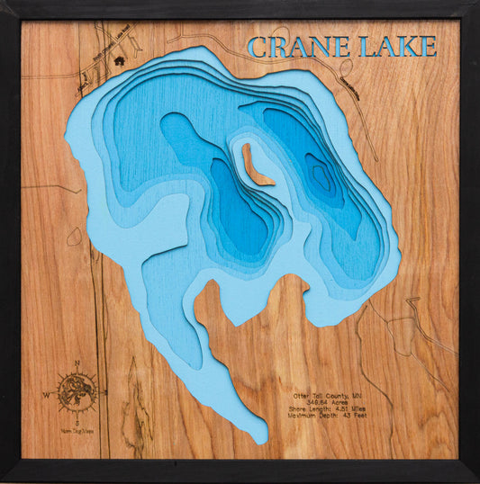 Crane Lake in Otter Tail County, Minnesota