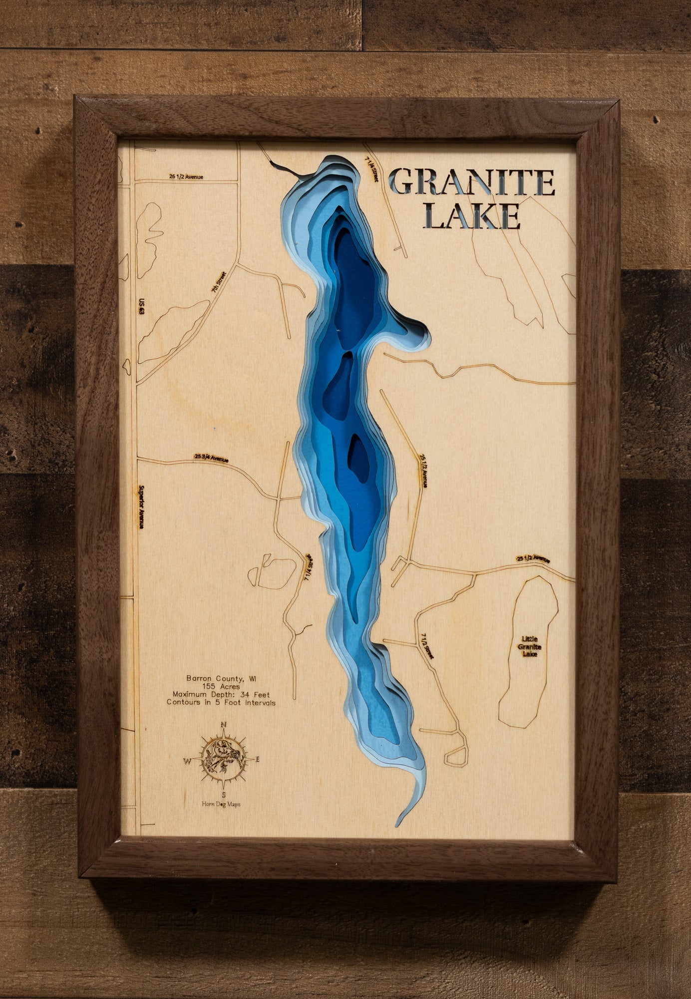 Granite Lake in Barron County, Wisconsin