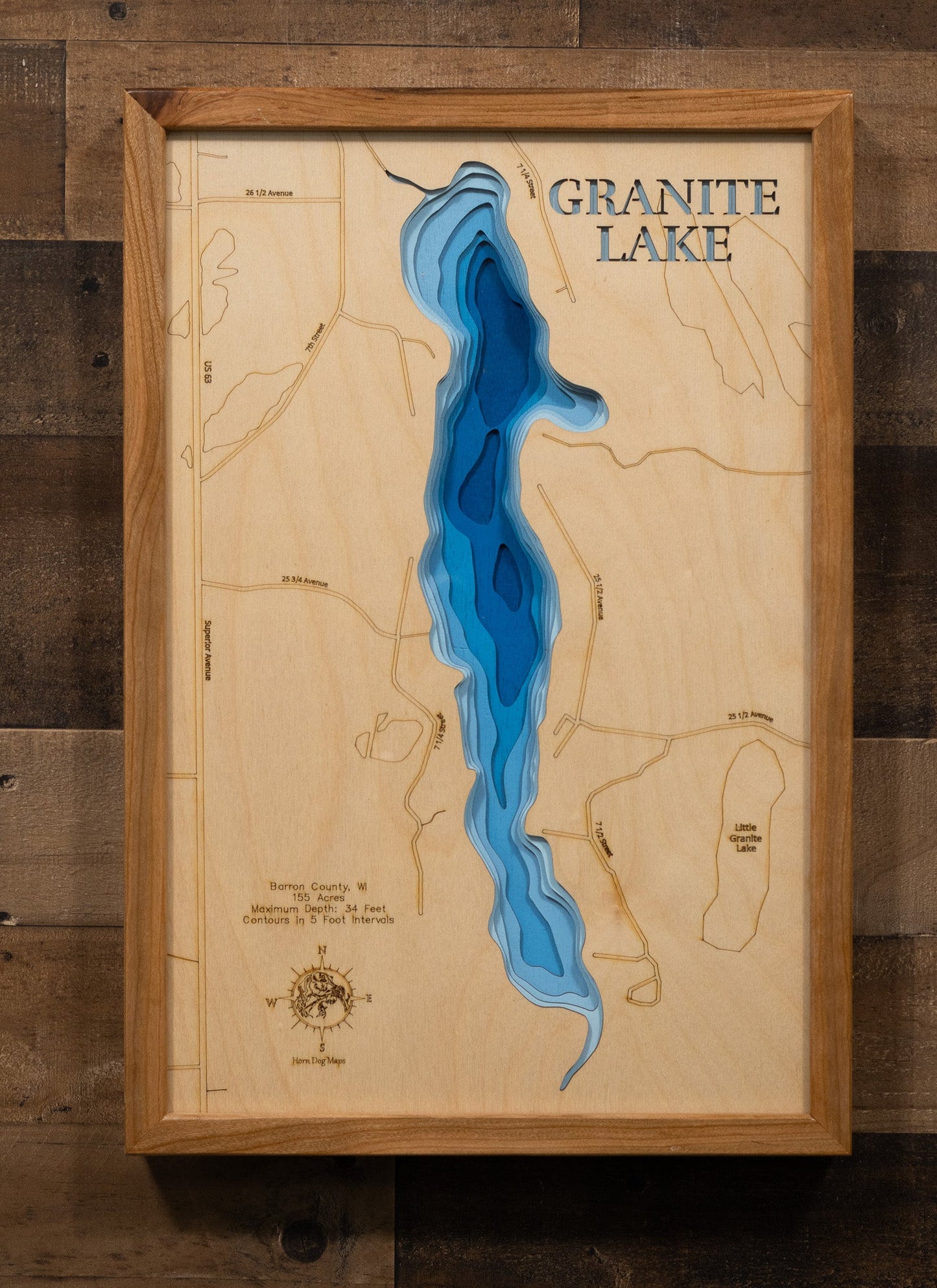 Granite Lake in Barron County, Wisconsin