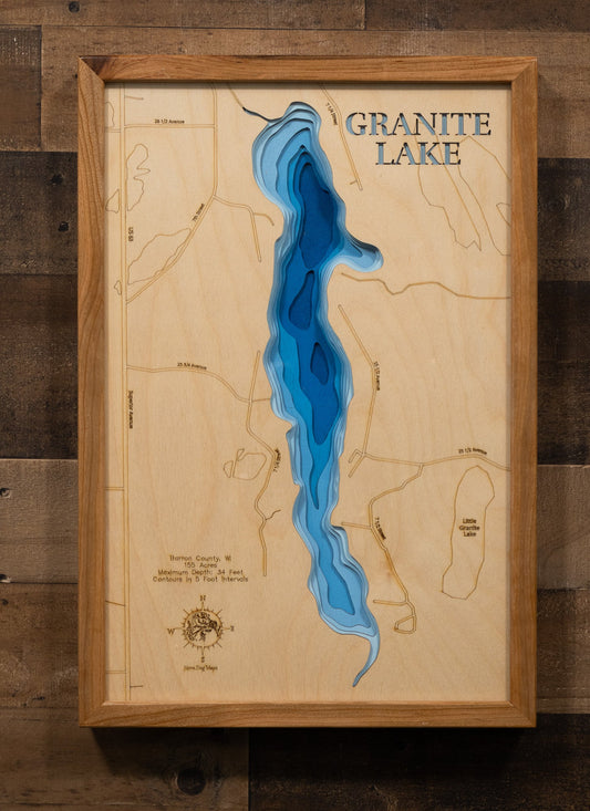 Granite Lake in Barron County, Wisconsin