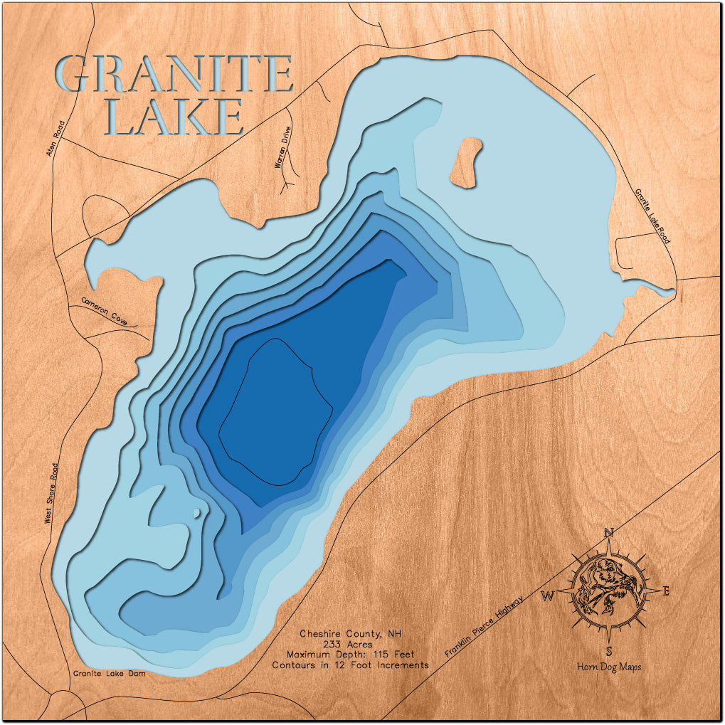 Granite Lake in Cheshire County, New Hampshire