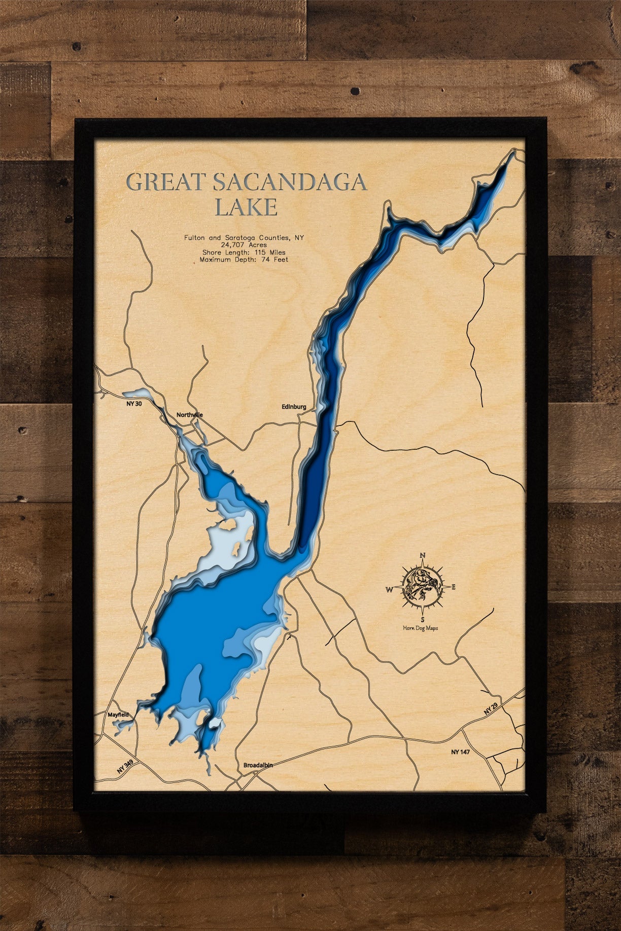 Great Sacandaga Lake in New York