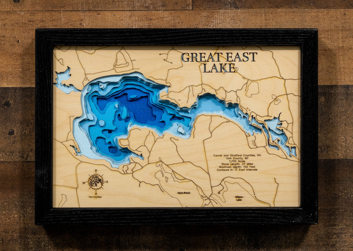 Great East Lake in New Hampshire and Maine