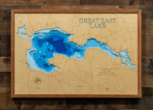 Great East Lake in New Hampshire and Maine