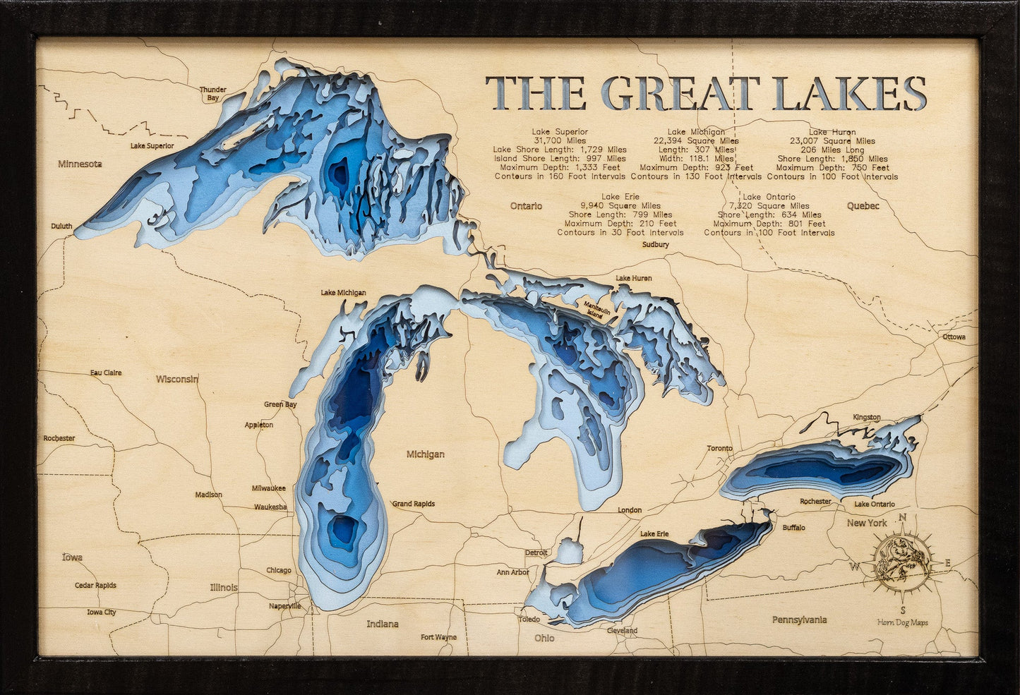 All 5 Great Lakes