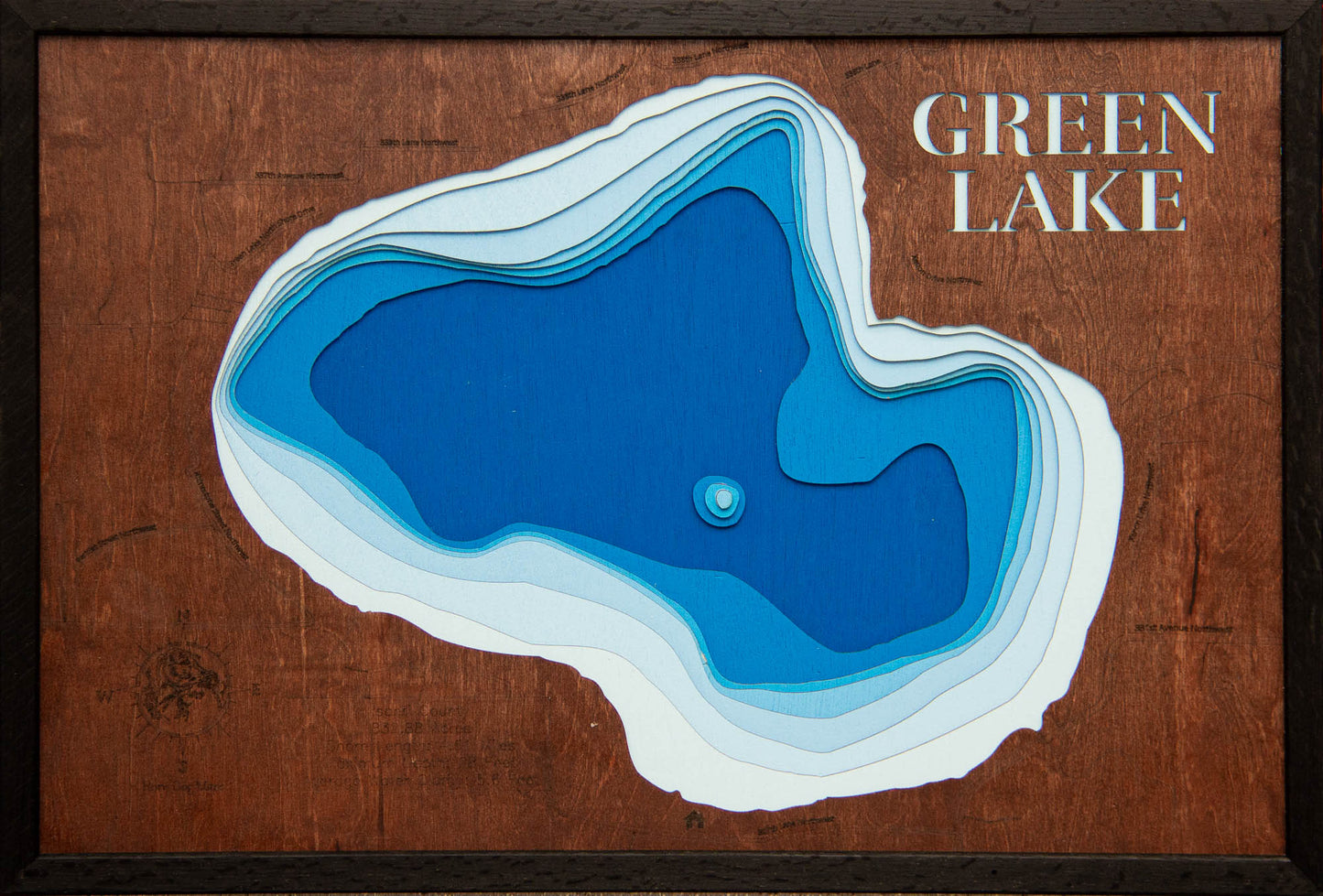 Green Lake in Isanti County, Minnesota
