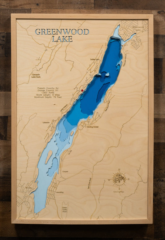 Greenwood Lake in New Jersey and New York