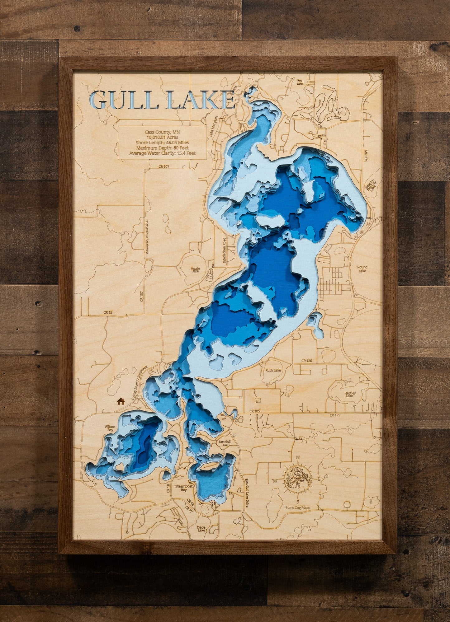 Gull Lake in Cass County, Minnesota