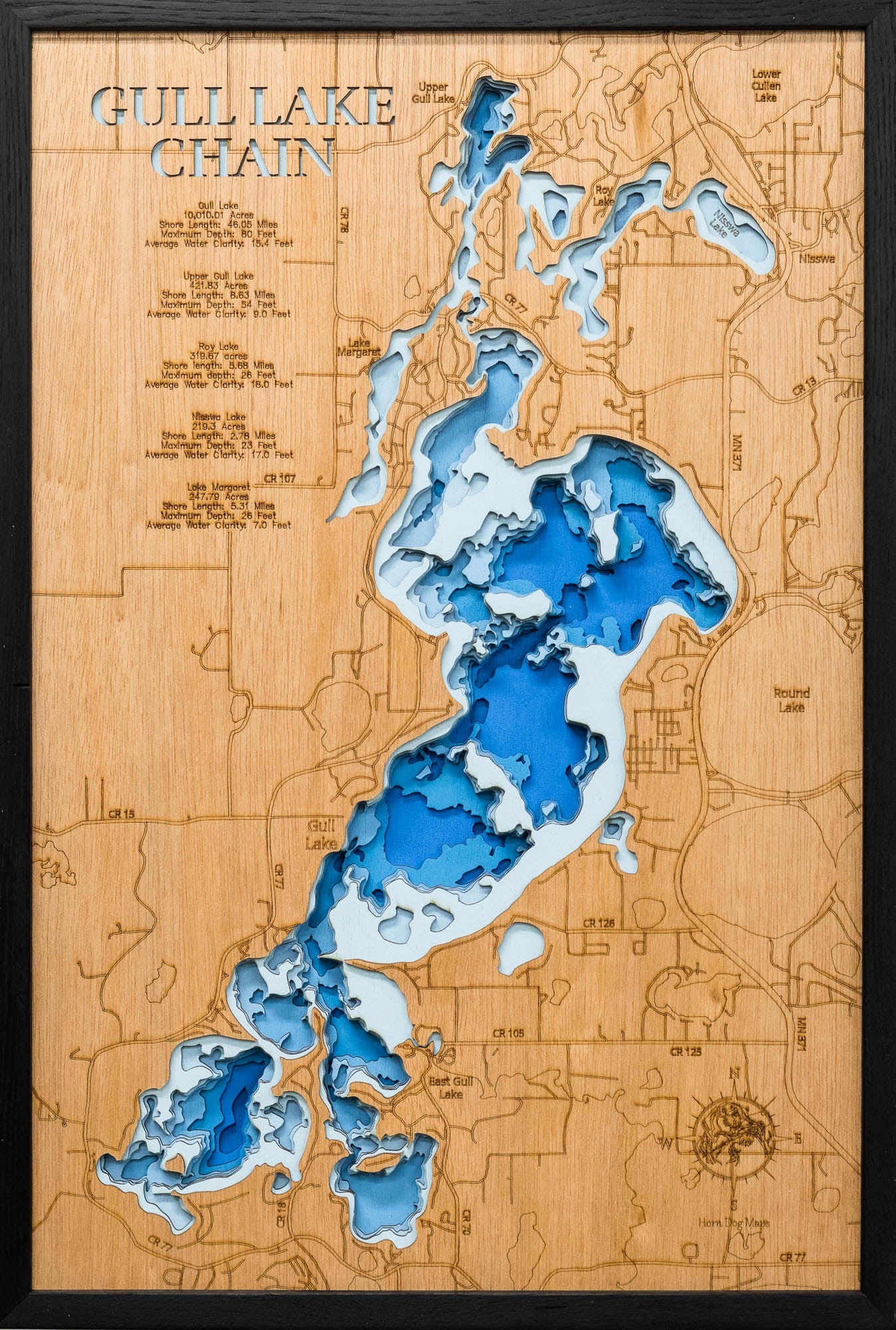 Gull Lake Chain in Cass County, Minnesota