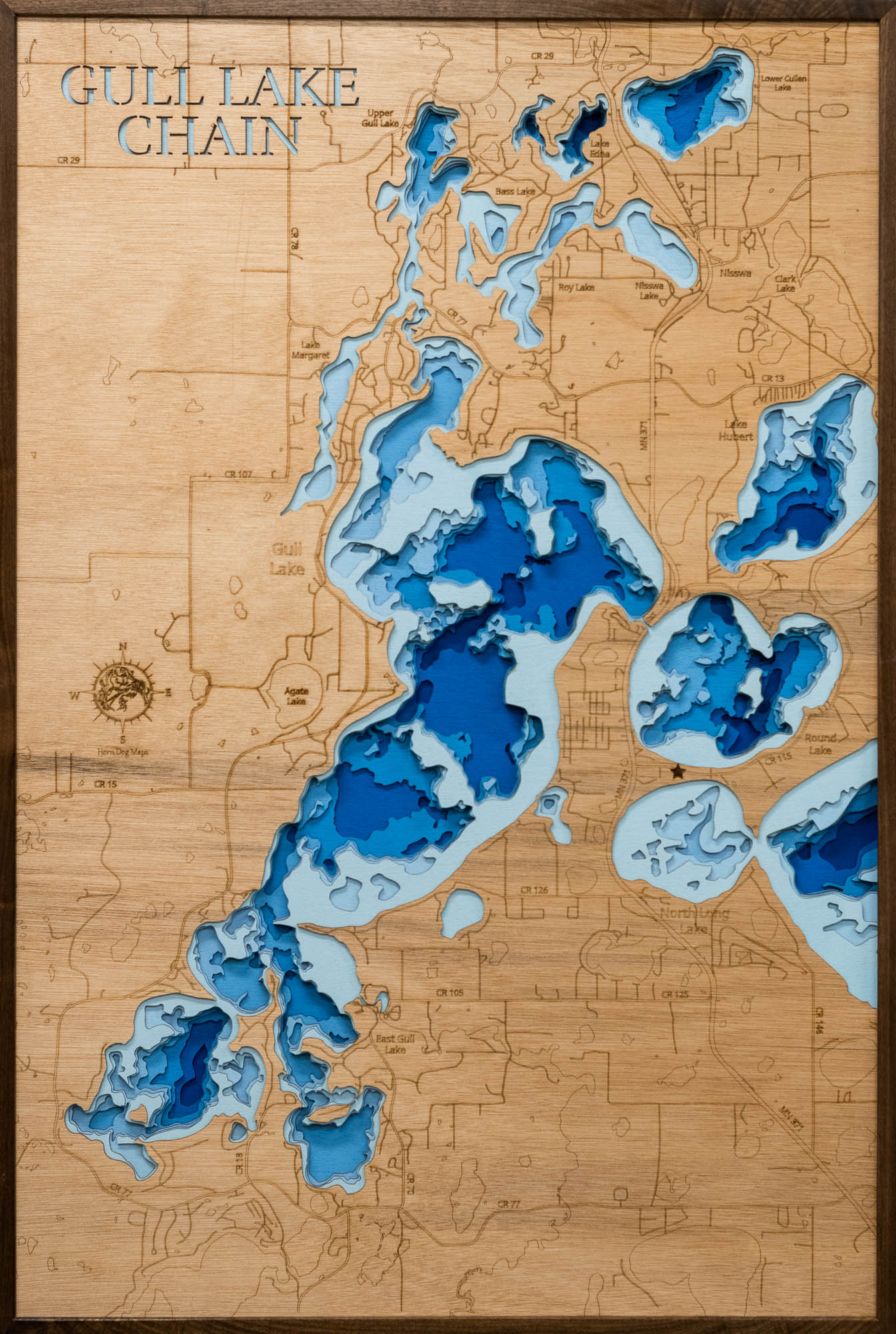 Gull Lake Chain in Cass County, Minnesota