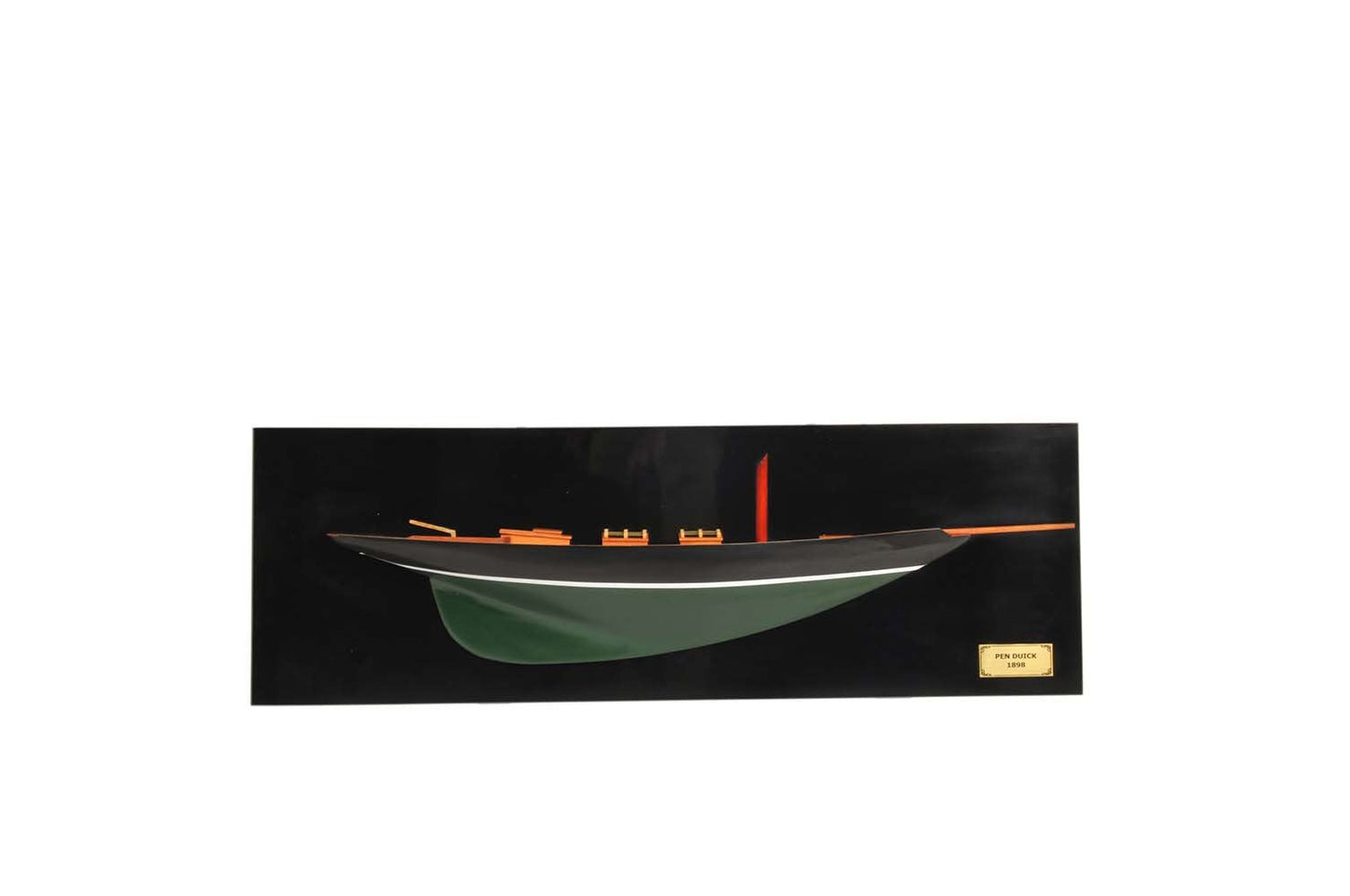 Pen Duick Half-Hull Scaled Model Boat Yacht Handmade
