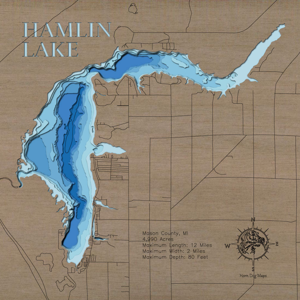 Hamlin Lake in Mason County, Michigan