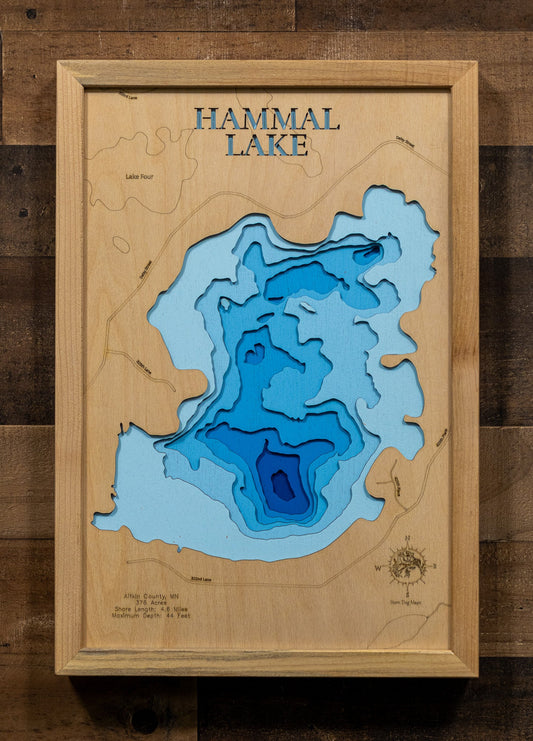 Hammal Lake in Aitkin County, Minnesota