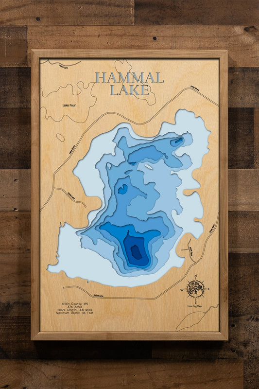 Hammal Lake in Aitkin County, Minnesota