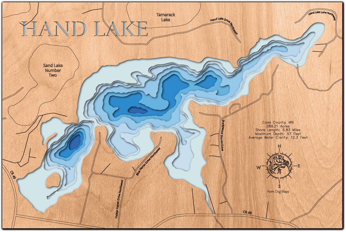 Hand Lake in Cass County, Minnesota