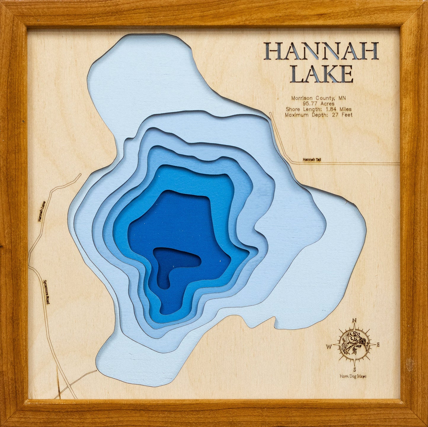 Hannah Lake in Morrison County, Minnesota
