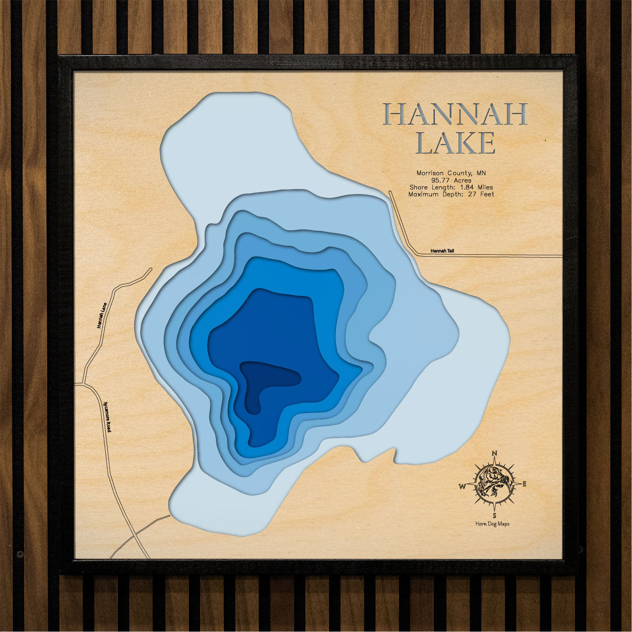 Hannah Lake in Morrison County, Minnesota