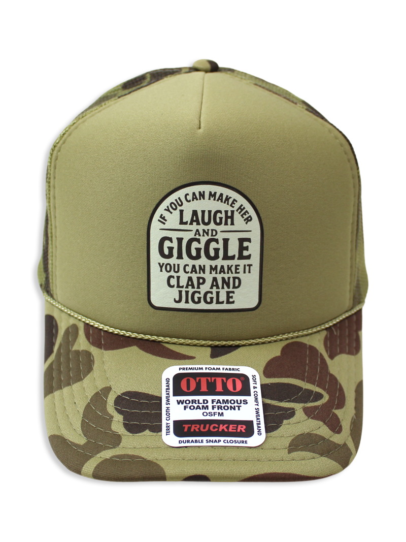 Laugh and Giggle Foam Desert Camo Trucker Hat