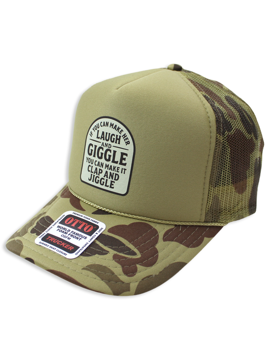 Laugh and Giggle Foam Desert Camo Trucker Hat