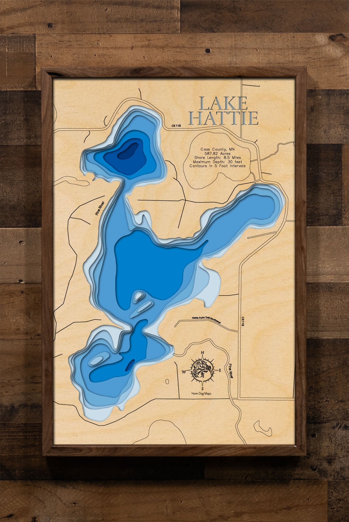 Lake Hattie in Cass County, Minnesota