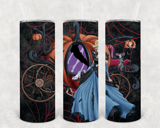 Haunted Cinderella 20 oz Skinny Tumbler