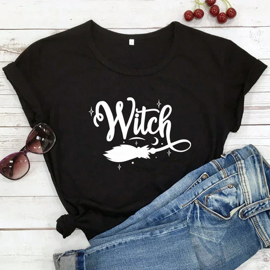 Witch Broomstick T-Shirt
